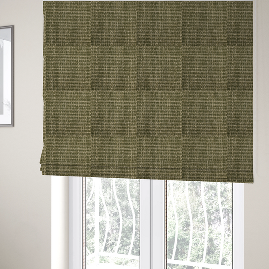 Alabama Durable Woven Hopsack Upholstery Fabric Sage Green Colour CTR-2141 - Roman Blinds