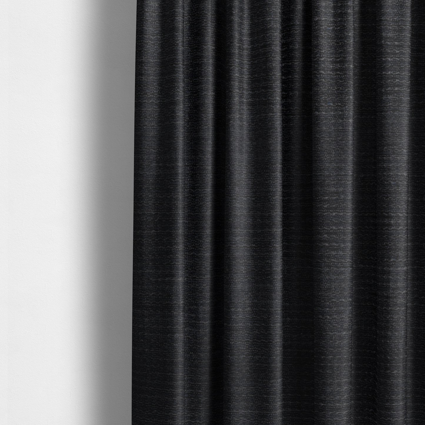 Kampala Basket Weave Textured Black Colour Upholstery Fabric CTR-2142 - Made To Measure Curtains