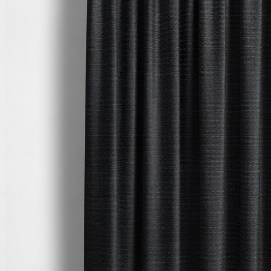 Kampala Basket Weave Textured Black Colour Upholstery Fabric CTR-2142 - Made To Measure Curtains