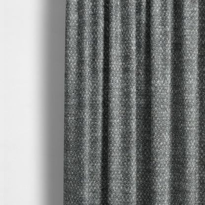 Nairobi Soft Textured Chenille Charcoal Colour Upholstery Fabric CTR-2144 - Made To Measure Curtains