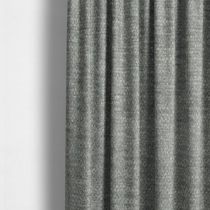 Nairobi Soft Textured Chenille Grey Colour Upholstery Fabric CTR-2145 - Made To Measure Curtains