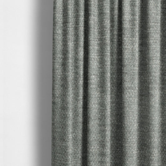 Nairobi Soft Textured Chenille Grey Colour Upholstery Fabric CTR-2145 - Made To Measure Curtains