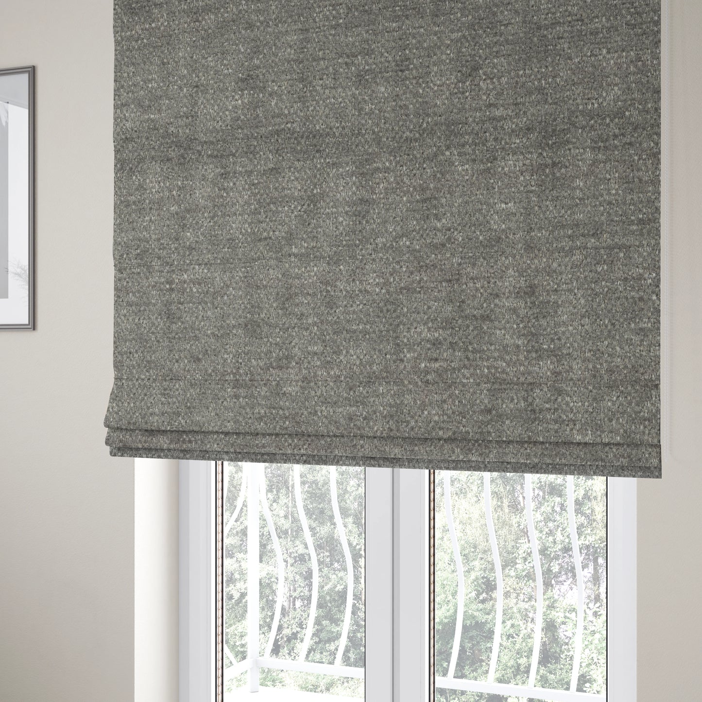 Nairobi Soft Textured Chenille Light Brown Colour Upholstery Fabric CTR-2147 - Roman Blinds