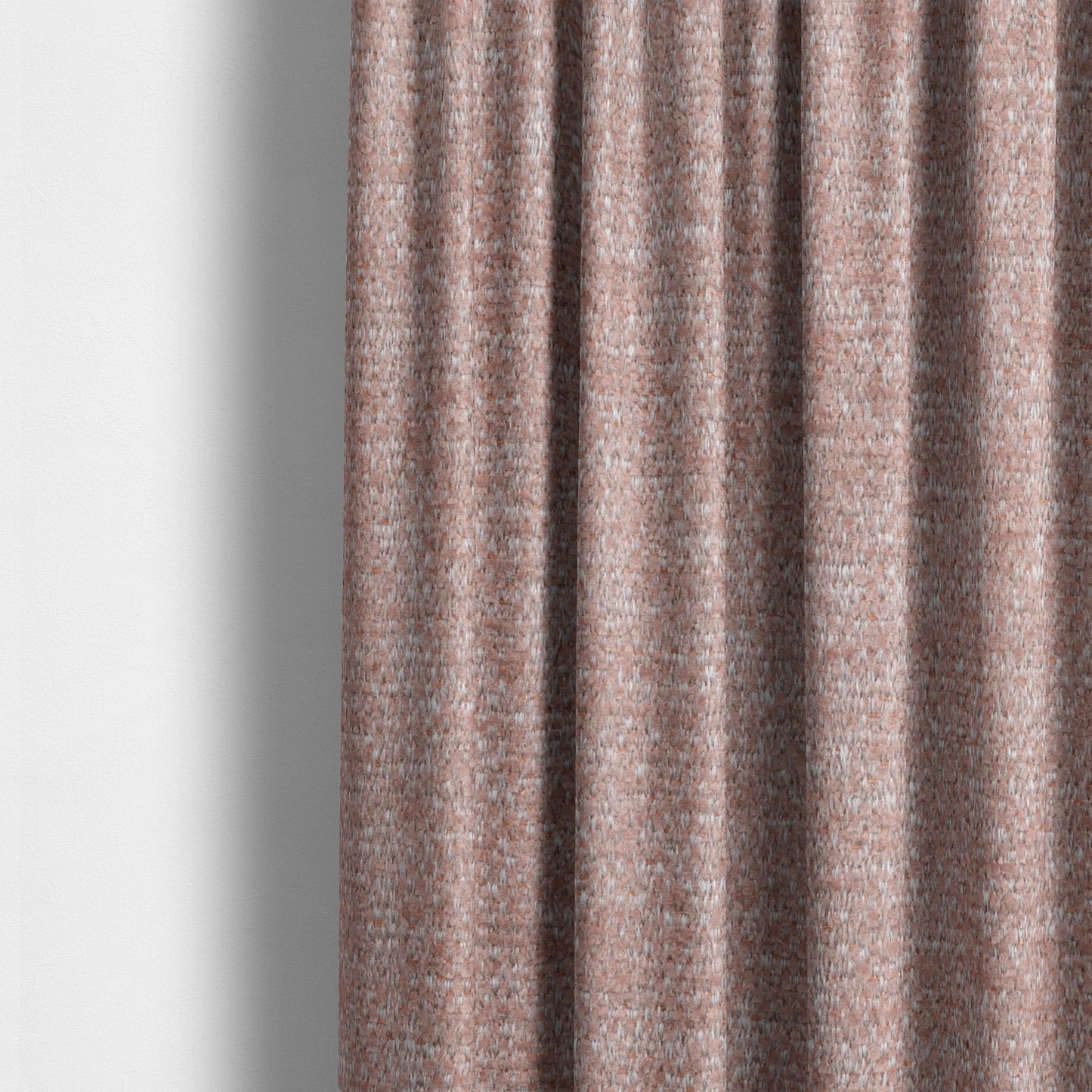 Nairobi Soft Textured Chenille Peach Orange Colour Upholstery Fabric CTR-2148 - Made To Measure Curtains