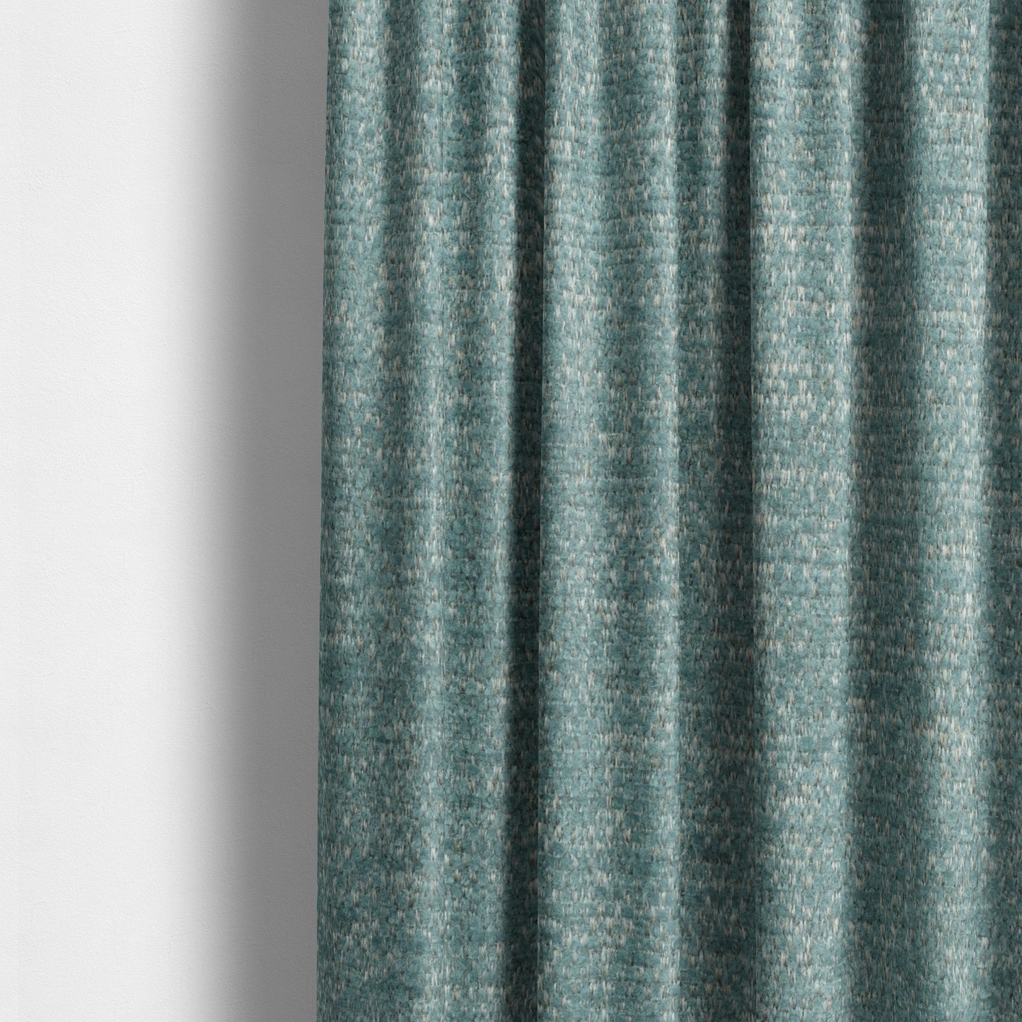 Nairobi Soft Textured Chenille Ocean Blue Colour Upholstery Fabric CTR-2153 - Made To Measure Curtains