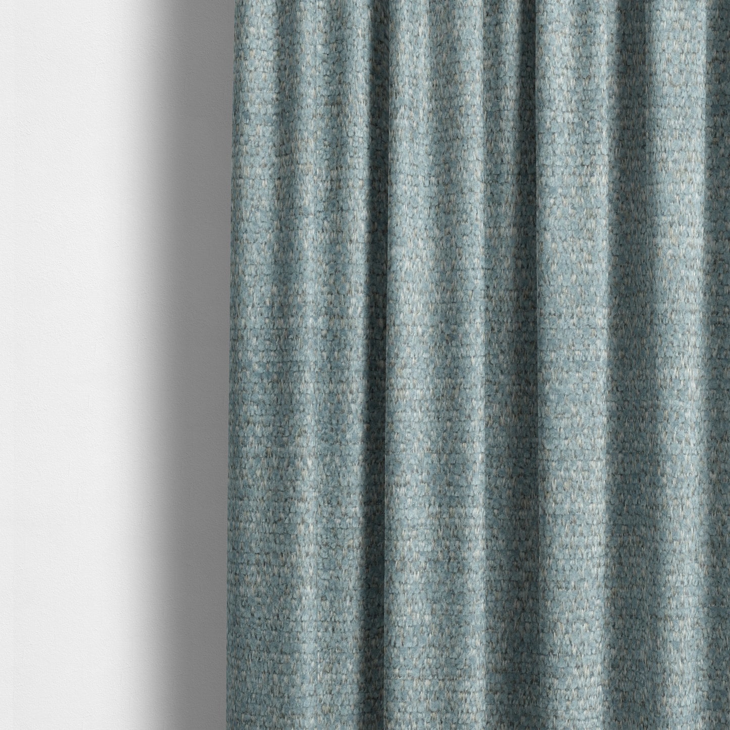 Nairobi Soft Textured Chenille Sky Blue Colour Upholstery Fabric CTR-2154 - Made To Measure Curtains