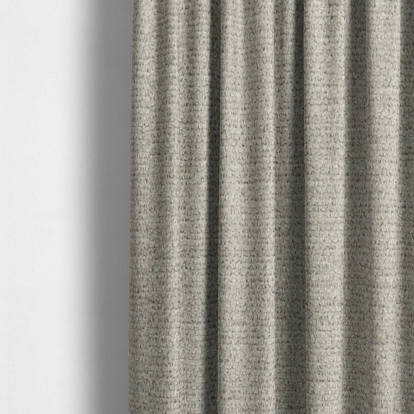 Nairobi Soft Textured Chenille Beige Colour Upholstery Fabric CTR-2158 - Made To Measure Curtains