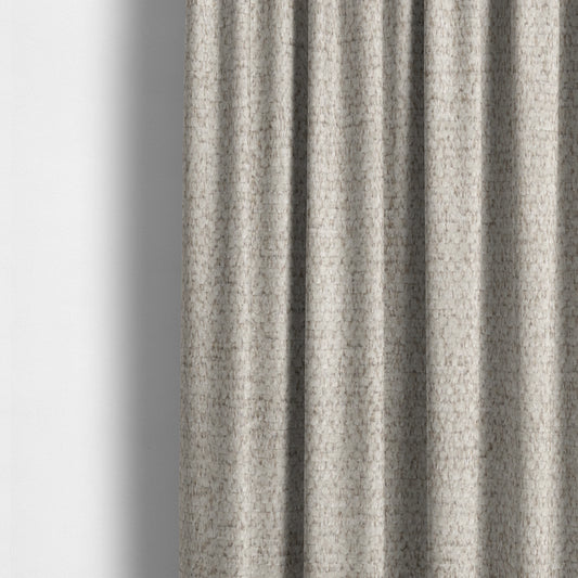 Nairobi Soft Textured Chenille Cream Colour Upholstery Fabric CTR-2159 - Made To Measure Curtains