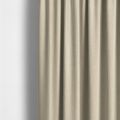 Trello Chenille Weave Material Cream Colour Upholstery Fabric CTR-2165 - Made To Measure Curtains