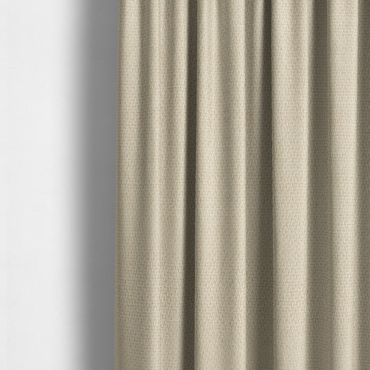 Trello Chenille Weave Material Cream Colour Upholstery Fabric CTR-2165 - Made To Measure Curtains