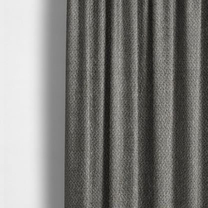 Trello Chenille Weave Material Grey Colour Upholstery Fabric CTR-2167 - Made To Measure Curtains