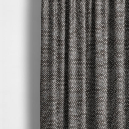 Trello Chenille Weave Material Ash Brown Colour Upholstery Fabric CTR-2168 - Made To Measure Curtains