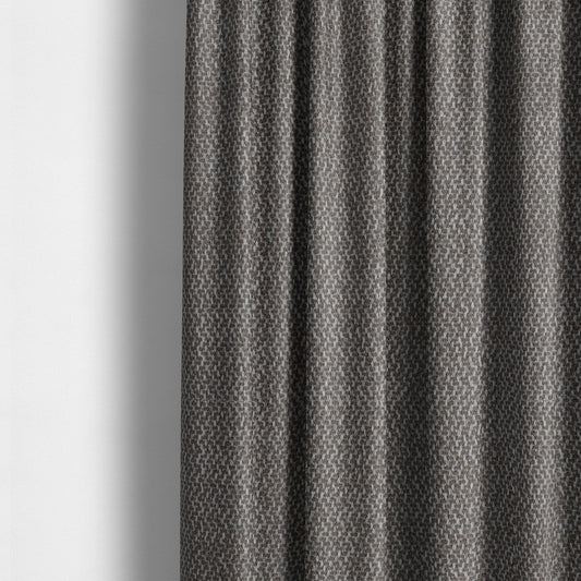 Trello Chenille Weave Material Ash Brown Colour Upholstery Fabric CTR-2168 - Made To Measure Curtains