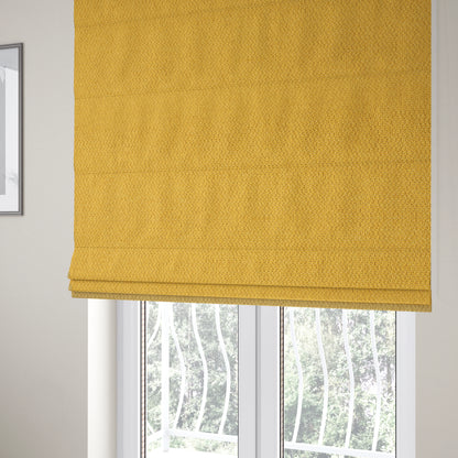 Trello Chenille Weave Material Yellow Colour Upholstery Fabric CTR-2170 - Roman Blinds