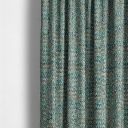 Trello Chenille Weave Material Teal Blue Colour Upholstery Fabric CTR-2172 - Made To Measure Curtains