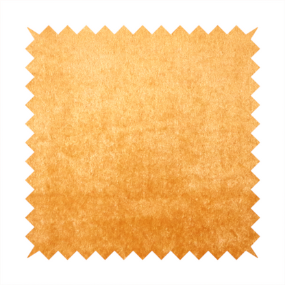 Trinity Silky Flat Water Repellent Velvet In Yellow Colour Upholstery Fabric CTR-2177