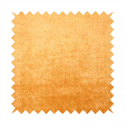 Trinity Silky Flat Water Repellent Velvet In Yellow Colour Upholstery Fabric CTR-2177