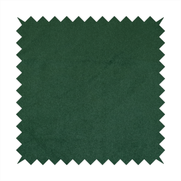 Trinity Silky Flat Water Repellent Velvet In Emerald Green Colour Upholstery Fabric CTR-2178