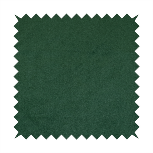 Trinity Silky Flat Water Repellent Velvet In Emerald Green Colour Upholstery Fabric CTR-2178
