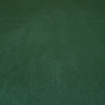 Trinity Silky Flat Water Repellent Velvet In Emerald Green Colour Upholstery Fabric CTR-2178
