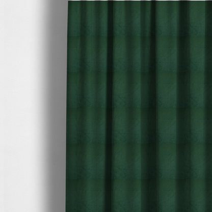 Trinity Silky Flat Water Repellent Velvet In Emerald Green Colour Upholstery Fabric CTR-2178 - Made To Measure Curtains