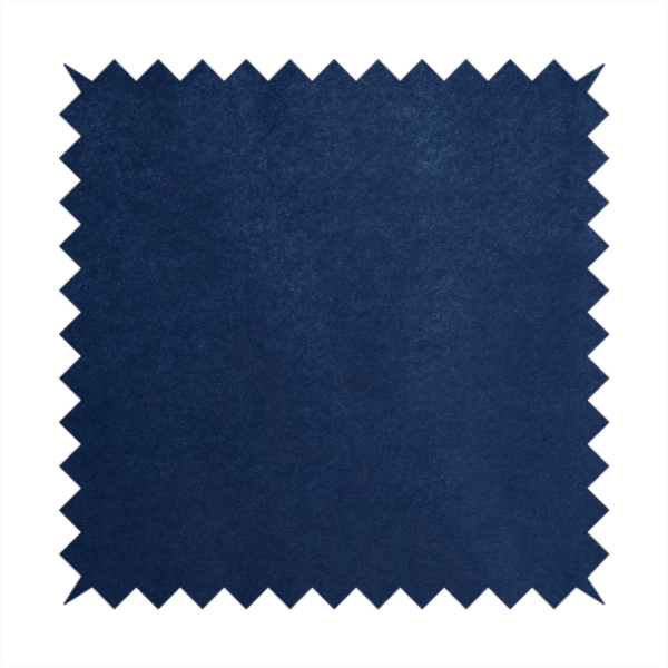 Trinity Silky Flat Water Repellent Velvet In Blue Colour Upholstery Fabric CTR-2179