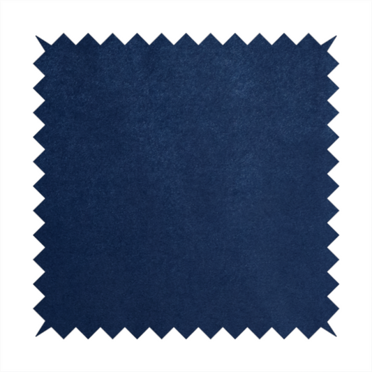 Trinity Silky Flat Water Repellent Velvet In Blue Colour Upholstery Fabric CTR-2179