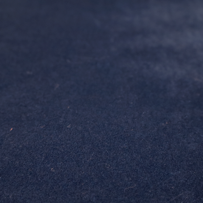 Trinity Silky Flat Water Repellent Velvet In Blue Colour Upholstery Fabric CTR-2179