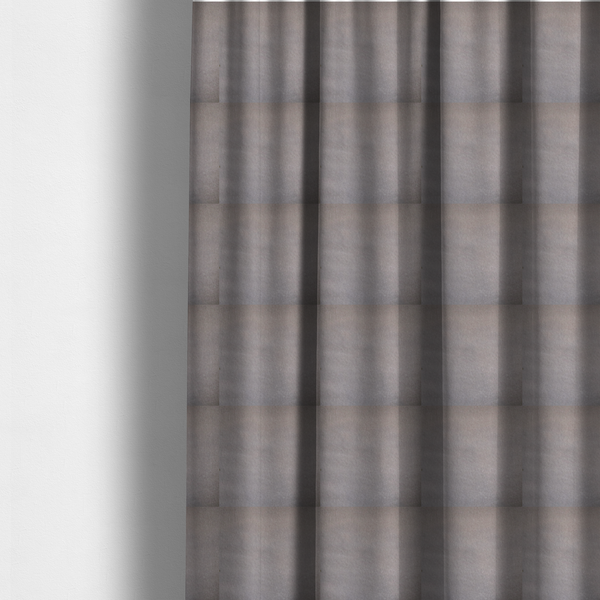 Trinity Silky Flat Water Repellent Velvet In Light Grey Colour Upholstery Fabric CTR-2180 - Made To Measure Curtains