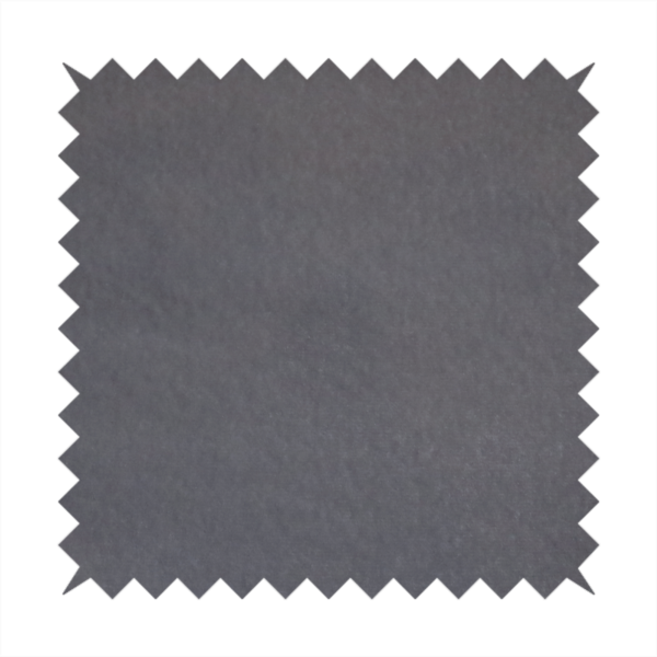 Trinity Silky Flat Water Repellent Velvet In Grey Colour Upholstery Fabric CTR-2181