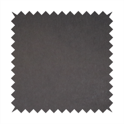Trinity Silky Flat Water Repellent Velvet In Dark Grey Colour Upholstery Fabric CTR-2182
