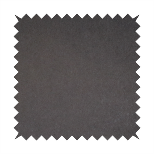 Trinity Silky Flat Water Repellent Velvet In Dark Grey Colour Upholstery Fabric CTR-2182