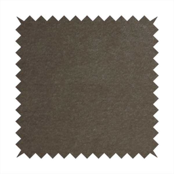 Trinity Silky Flat Water Repellent Velvet In Mocha Brown Colour Upholstery Fabric CTR-2185