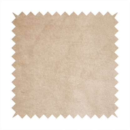 Trinity Silky Flat Water Repellent Velvet In Beige Colour Upholstery Fabric CTR-2186
