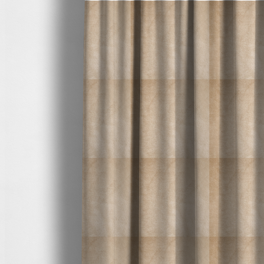 Trinity Silky Flat Water Repellent Velvet In Beige Colour Upholstery Fabric CTR-2186 - Made To Measure Curtains
