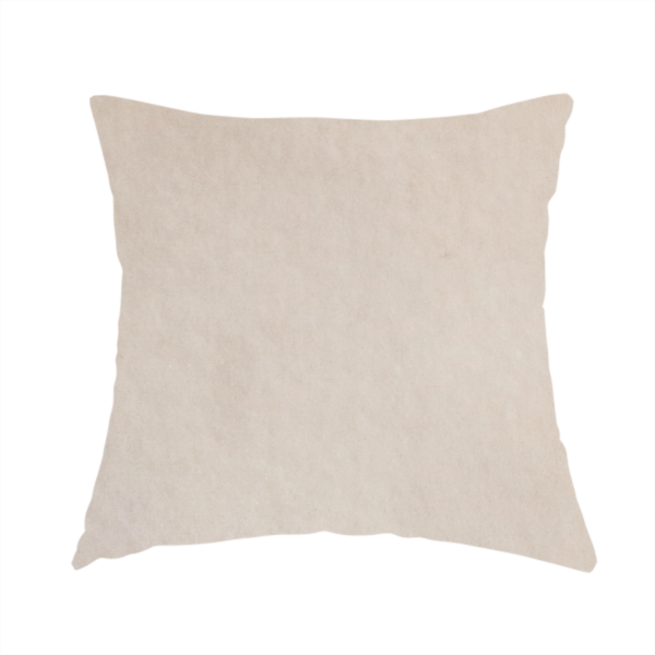 Trinity Silky Flat Water Repellent Velvet In White Colour Upholstery Fabric CTR-2187 - Handmade Cushions
