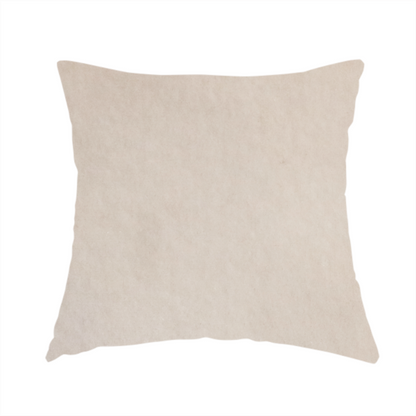 Trinity Silky Flat Water Repellent Velvet In White Colour Upholstery Fabric CTR-2187 - Handmade Cushions