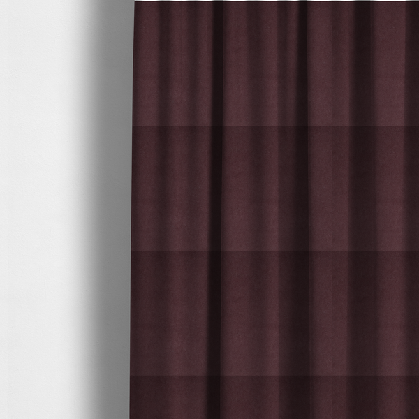 Trinity Silky Flat Water Repellent Velvet In Purple Colour Upholstery Fabric CTR-2188 - Made To Measure Curtains