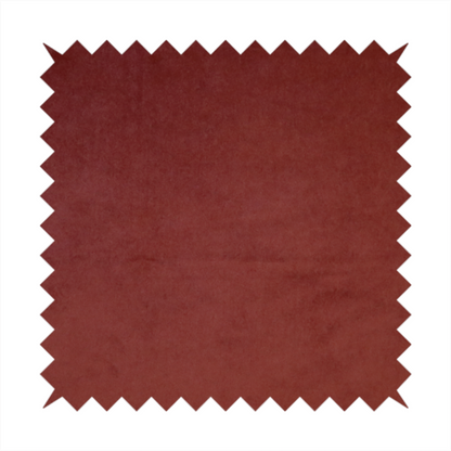 Trinity Silky Flat Water Repellent Velvet In Red Colour Upholstery Fabric CTR-2191
