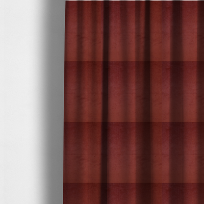 Trinity Silky Flat Water Repellent Velvet In Red Colour Upholstery Fabric CTR-2191 - Made To Measure Curtains