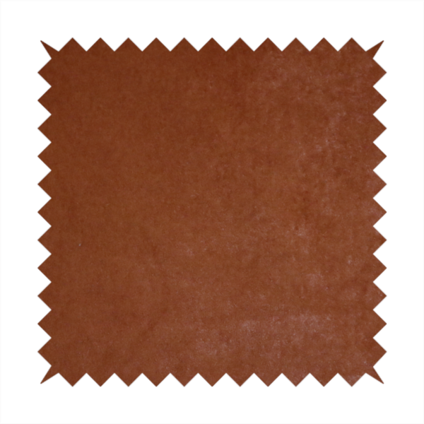 Trinity Silky Flat Water Repellent Velvet In Orange Colour Upholstery Fabric CTR-2192