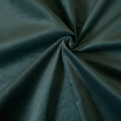 Trinity Silky Flat Water Repellent Velvet In Teal Colour Upholstery Fabric CTR-2193