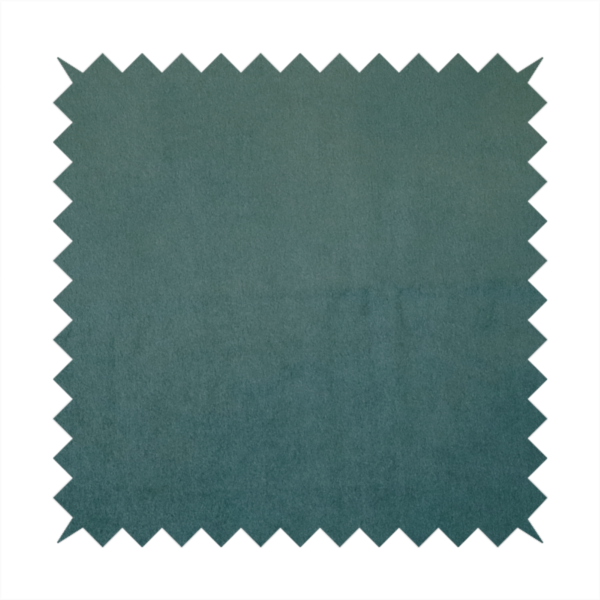 Trinity Silky Flat Water Repellent Velvet In Cyan Colour Upholstery Fabric CTR-2194