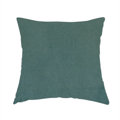Trinity Silky Flat Water Repellent Velvet In Cyan Colour Upholstery Fabric CTR-2194 - Handmade Cushions