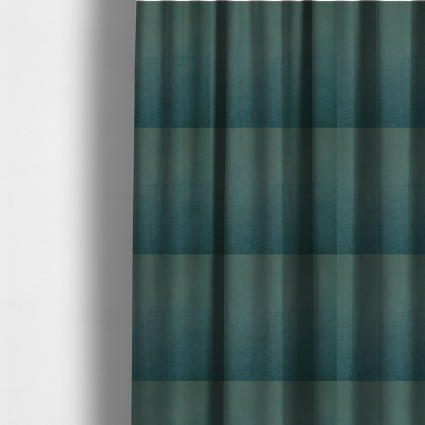 Trinity Silky Flat Water Repellent Velvet In Cyan Colour Upholstery Fabric CTR-2194 - Made To Measure Curtains