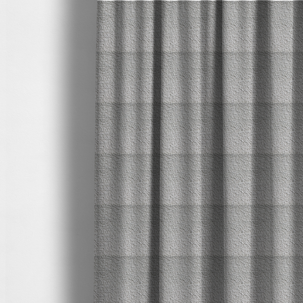 Pelican Boucle Weave Textured In Colour White Upholstery Fabric CTR-2195 - Made To Measure Curtains