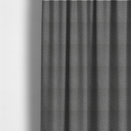 Pelican Boucle Weave Textured In Colour Silver Grey Upholstery Fabric CTR-2197 - Made To Measure Curtains