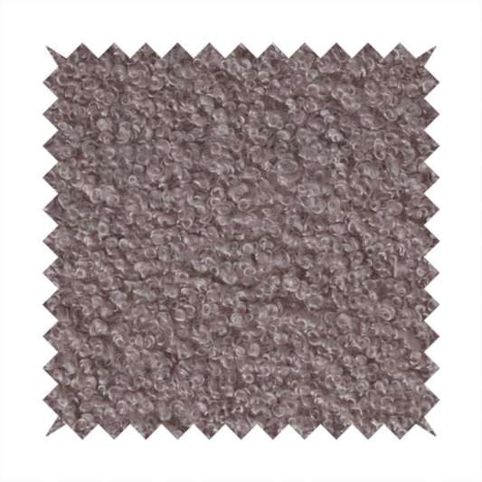 Pelican Boucle Weave Textured In Colour Pink Upholstery Fabric CTR-2198