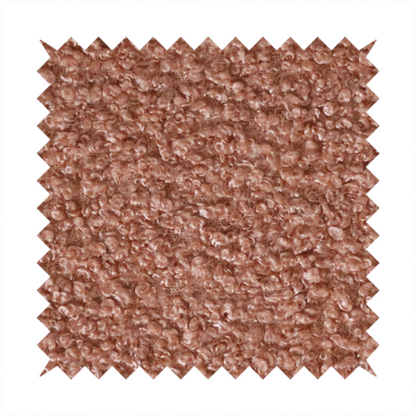 Pelican Boucle Weave Textured In Colour Orange Upholstery Fabric CTR-2199