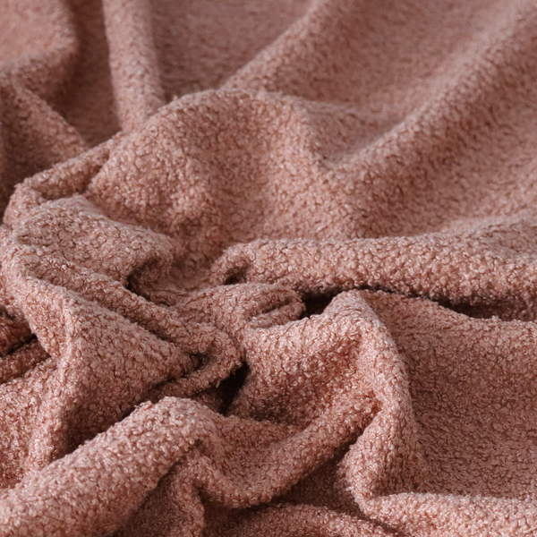 Pelican Boucle Weave Textured In Colour Orange Upholstery Fabric CTR-2199